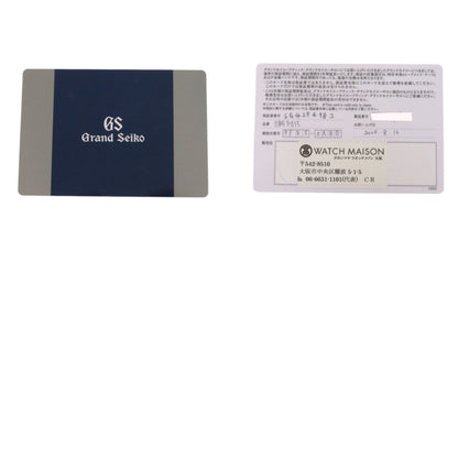 Seiko Grand 60th Anniversary Limited Edition Model SBGP015 9F85-0AB0 Stainless Steel Navy Quartz