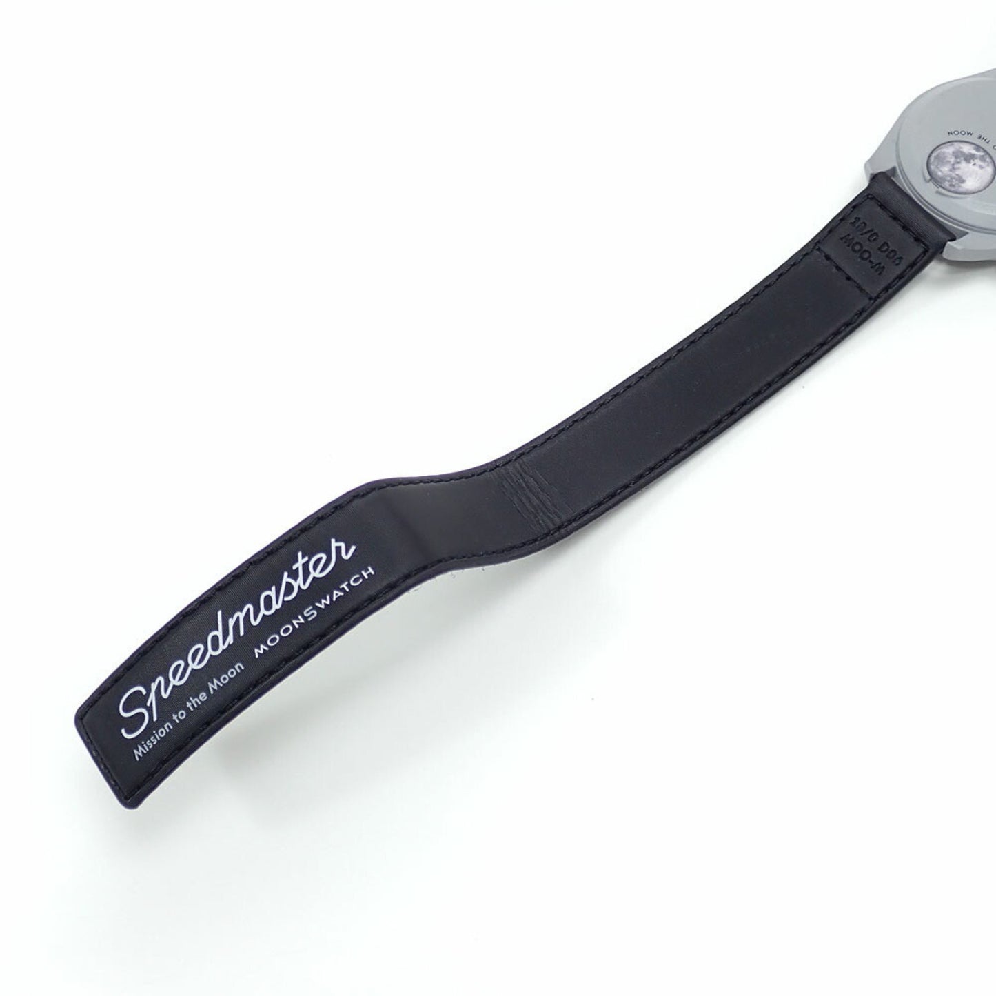 Omega X Swatch Mission To The Moon Men'S Quartz Watch With Bioceramic And Nylon Strap