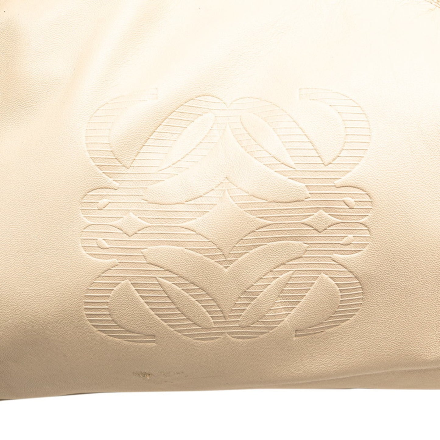 Loewe Anagram Logo Nappa Aire Handbag In Ivory