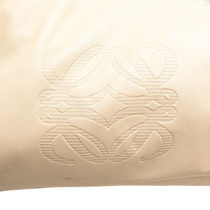 Loewe Anagram Logo Nappa Aire Handbag In Ivory
