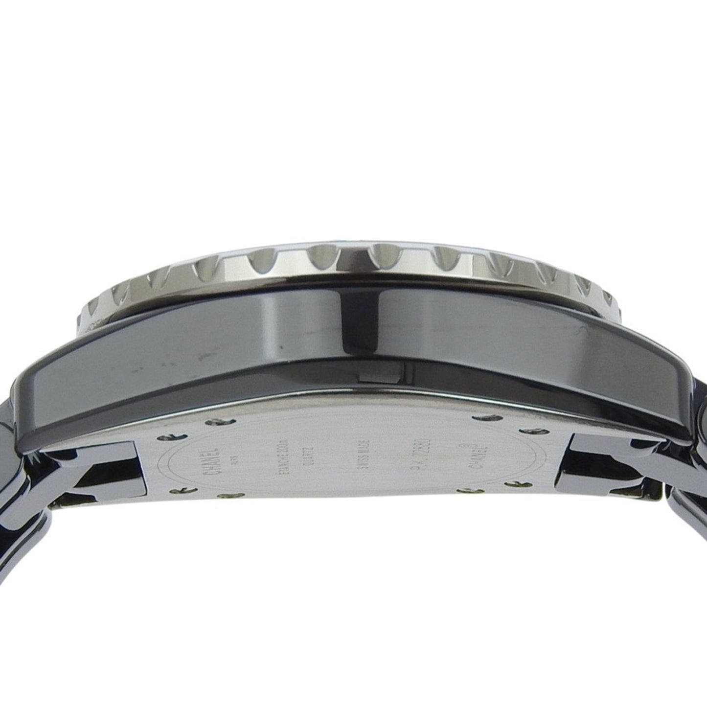 Chanel J12 Watch H0682 Ceramic Quartz Analog Display Black Dial