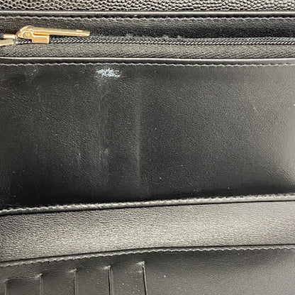 Chanel Matelasse Tri-Fold Wallet In Caviar Leather