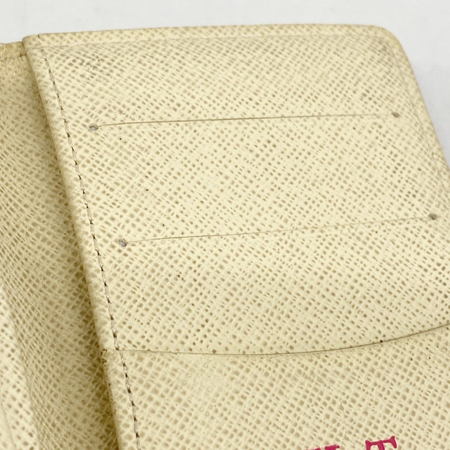 Louis Vuitton Damier Azur Envelope Carte De Visite Card Case N61746 White