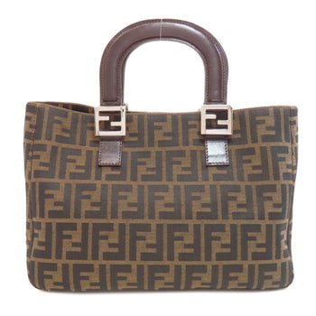 Fendi Zucca Pattern Handbag Canvas