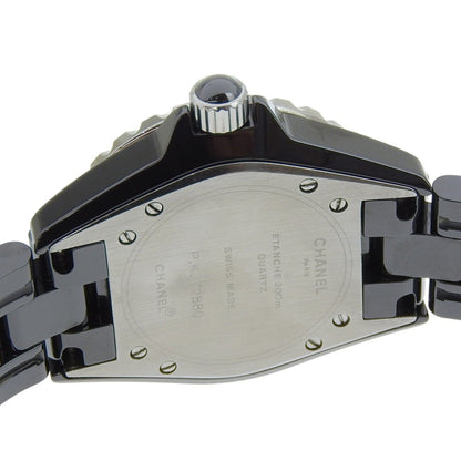 Chanel J12 Watch H0682 Ceramic Quartz Analog Display Black Dial