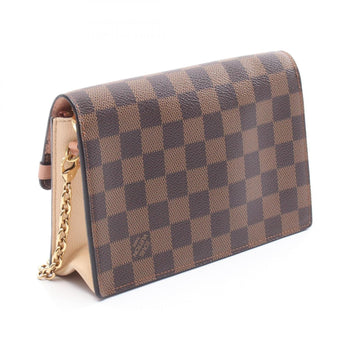 Louis Vuitton Portefeuille Vavin Damier Ebene Creme Shoulder Bag