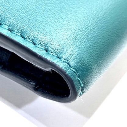 Bvlgari Serpenti Forever Green Snakehead Tri-Fold Wallet