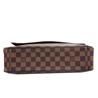 Louis Vuitton Louis Vuitton Shelton Mm N41149 Damier Shoulder Bag In Canvas