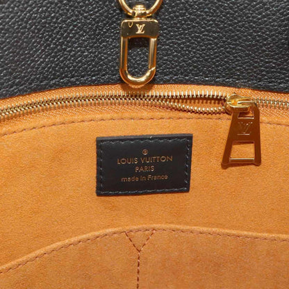 Louis Vuitton Monogram Empreinte On-The-Go Mm 2-Way Tote/Shoulder Bag In Leather Noir (M45595)