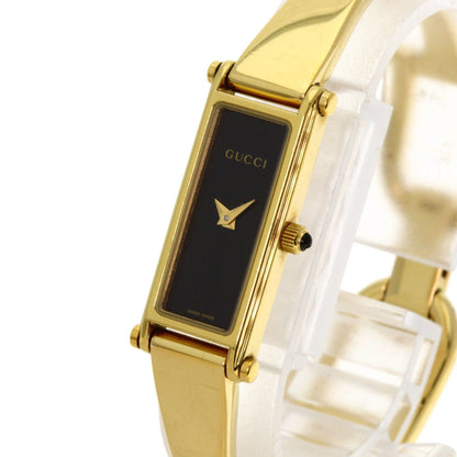 Gucci 1500L Square Face Watch Gp/Gp