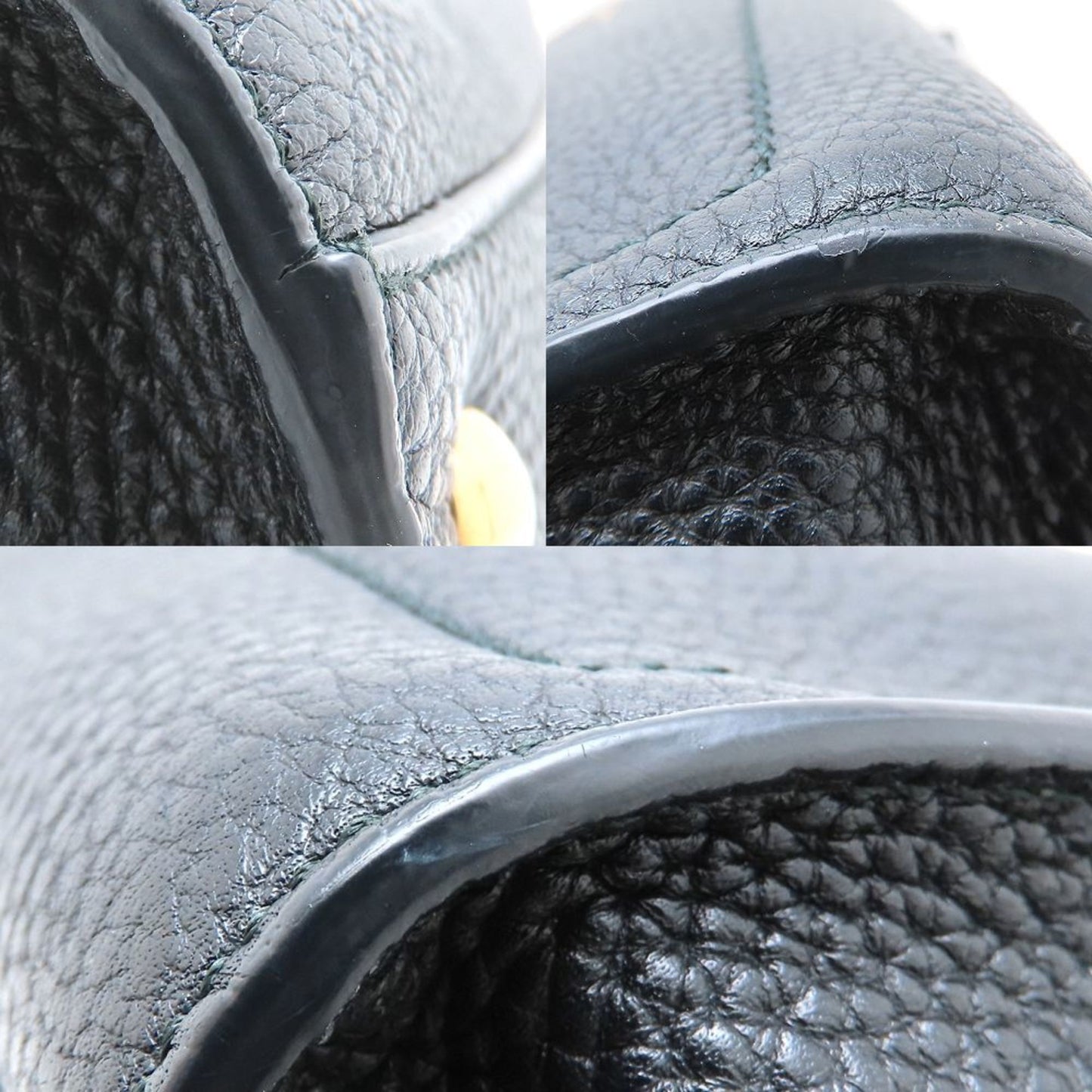 Salvatore Ferragamo Amy 2-Way Handbag In Black Leather