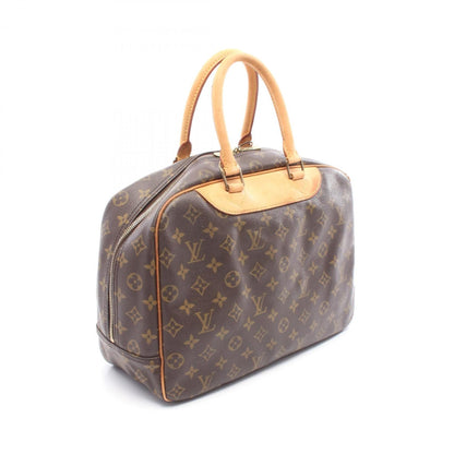 Louis Vuitton Deauville Bowling Vanity Monogram Handbag In Coated Canvas And Leather