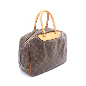 Louis Vuitton Deauville Bowling Vanity Monogram Handbag In Coated Canvas And Leather