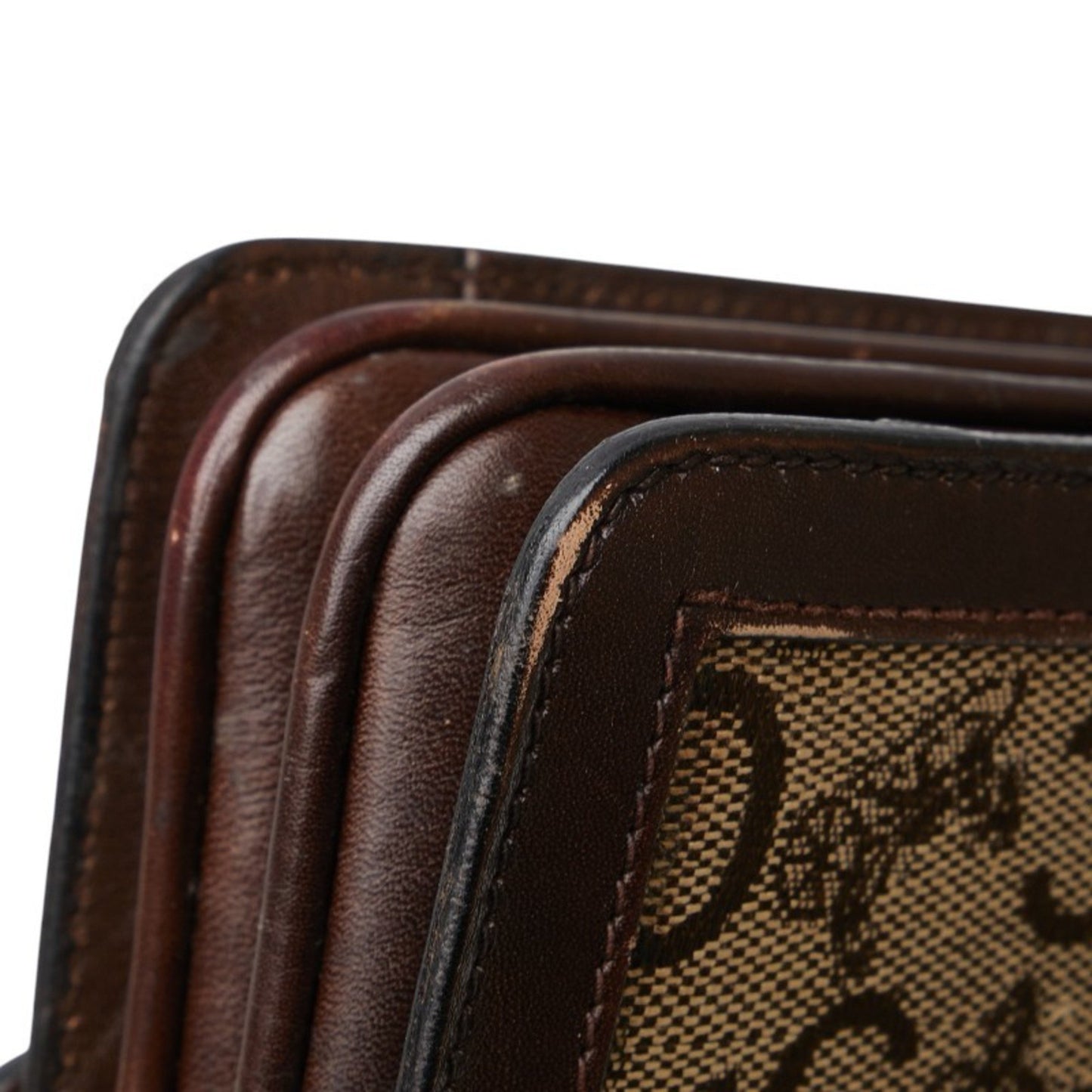 Celine C Macadam One-Shoulder Bag In Brown Canvas