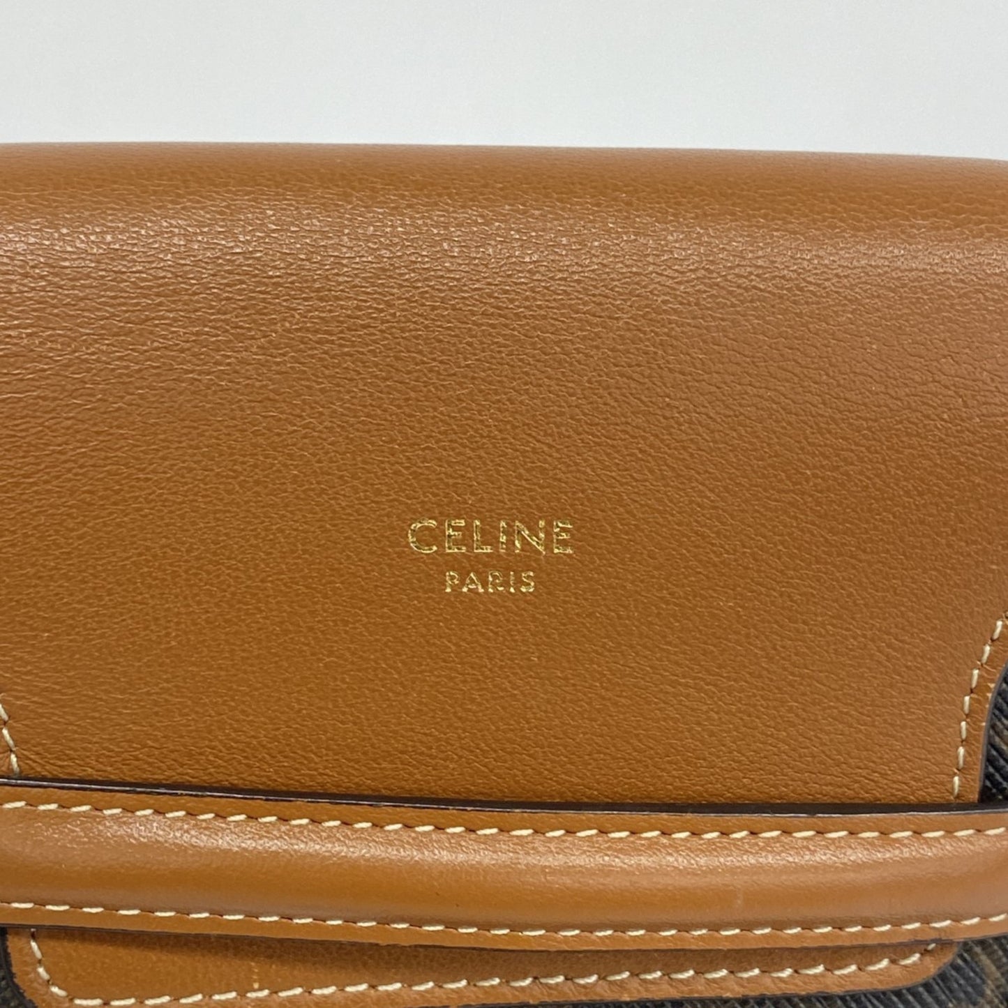Celine Triomphe Mobile Pouch In Black