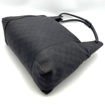 Gucci 101292 Shoulder Bag/Handbag In Black Gg Canvas