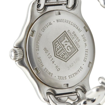 Tag Heuer Cell Watch Wg1214-K0 Quartz Black Dial Stainless Steel