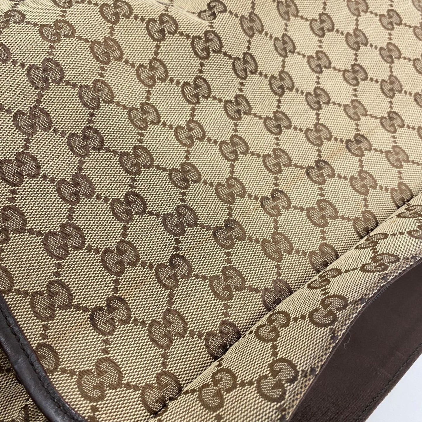 Gucci Shoulder Bag Gg Canvas 145859 Beige Brown