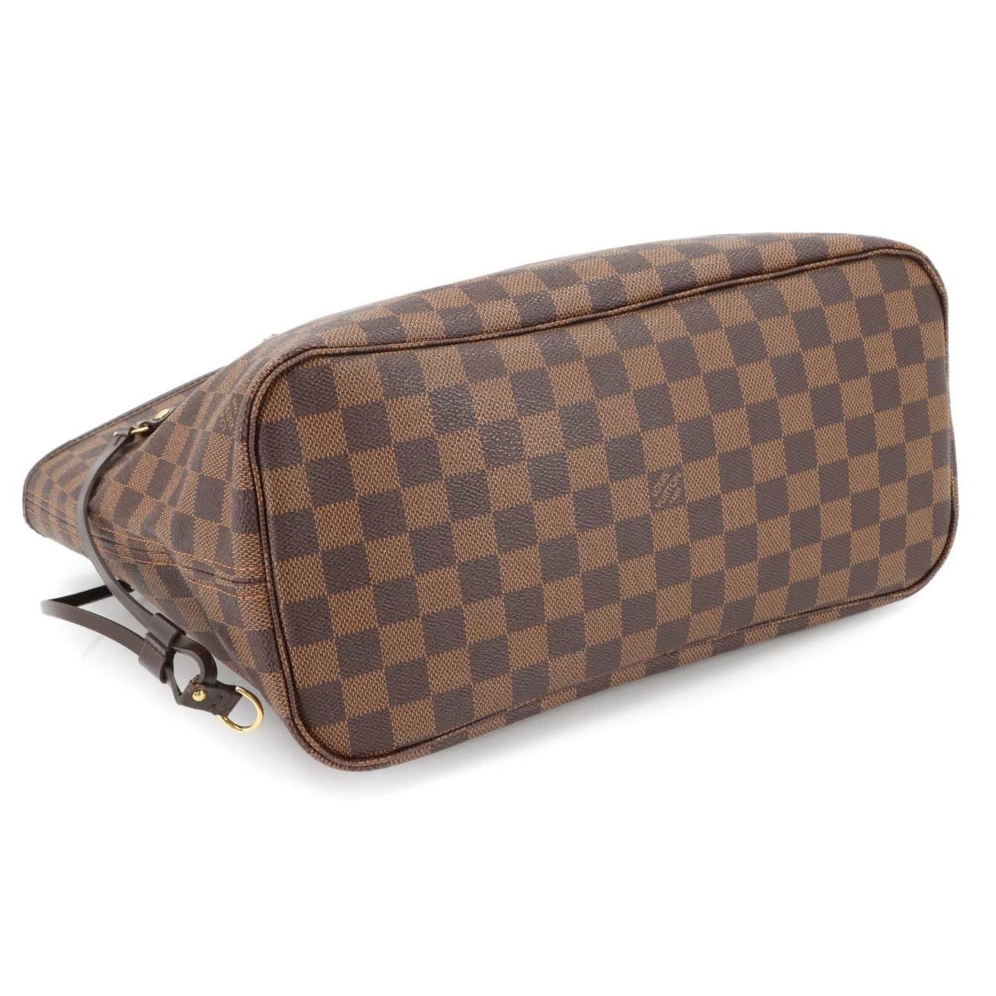 Louis Vuitton Damier Neverfull Mm Ebene Cerise N41358 Brown Gold Hardware