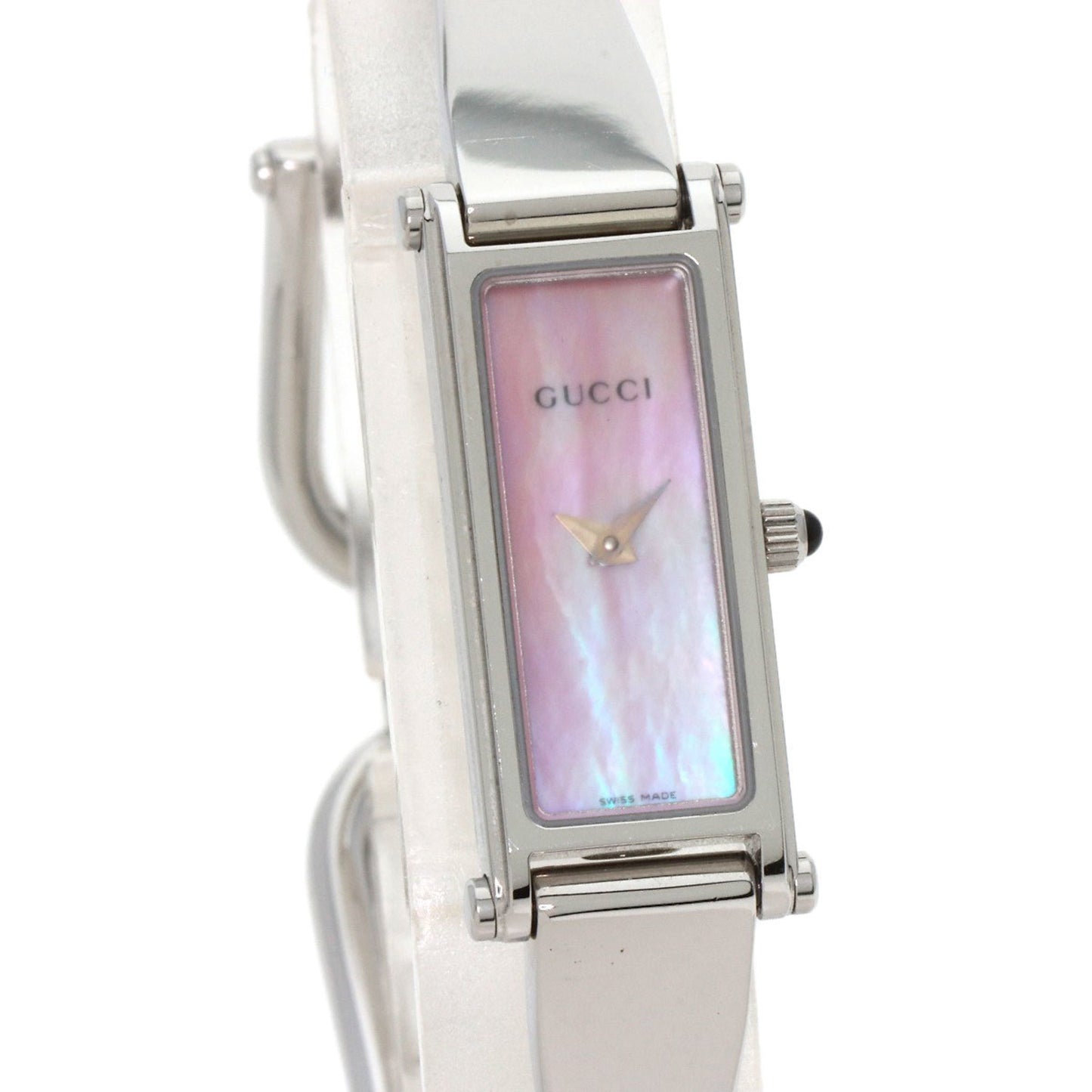 Gucci 1500L Square Face Watch Stainless Steel Ss