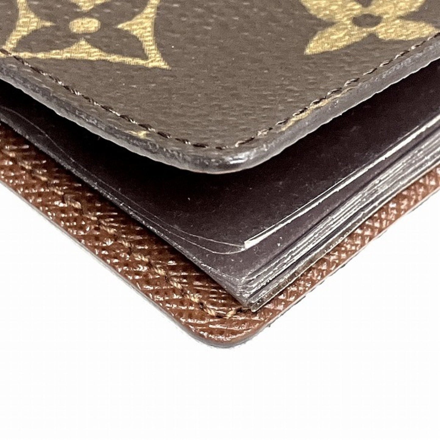 Louis Vuitton Monogram Porte Carte Credit Pression M60937 Accessories Business Card Holders/Card