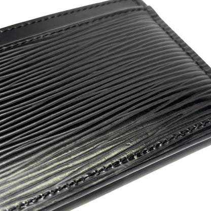 Louis Vuitton Porte Carte Sample Epi Business Card Holder/Card Case Pass Black Leather M63512 Louis