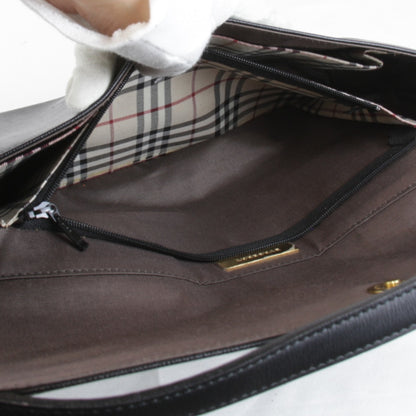 Burberry Shoulder Bag Leather Black