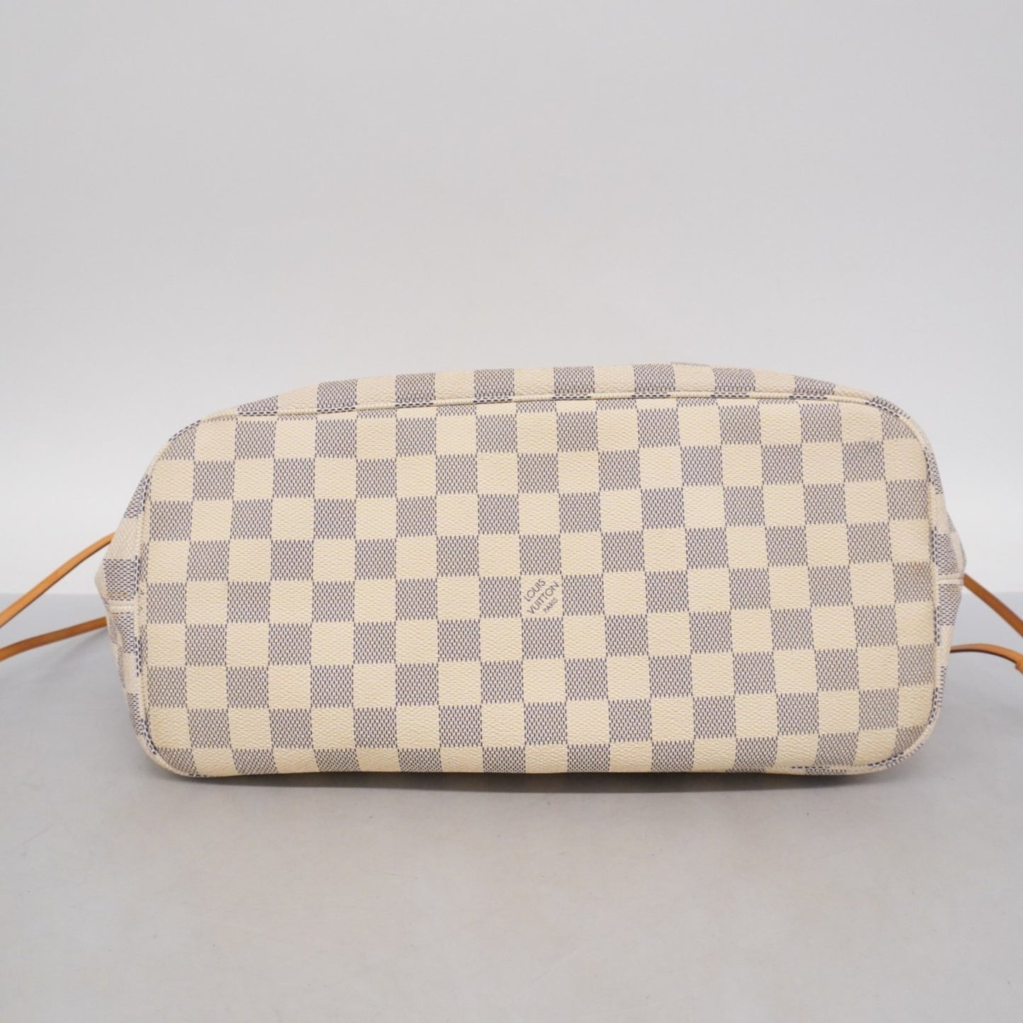 Louis Vuitton Damier Azur Neverfull Mm Tote Bag N51107 White