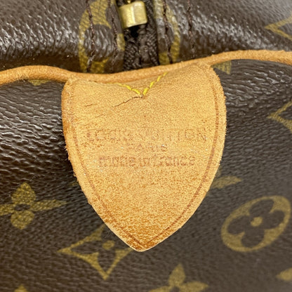 Louis Vuitton Monogram Keepall 55 Boston Bag M41424 Brown