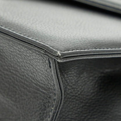 Saint Laurent Second Bag Clutch Black Leather