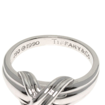 Tiffany Signature Ring In 18K White Gold For Women