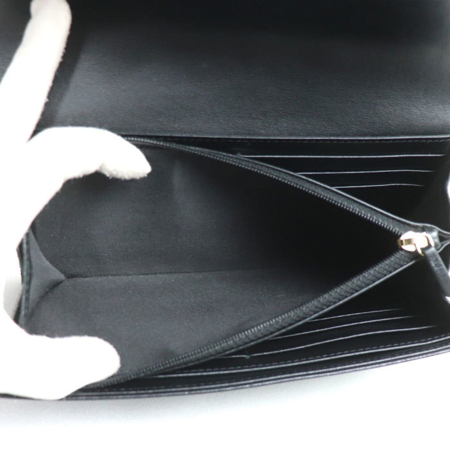 Chanel Chanel Matelasse Mademoiselle Long Wallet Black A80971