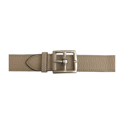 Hermes Etrivire Beige Togo Leather Belt