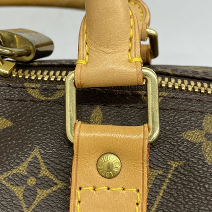 Louis Vuitton Monogram Keepall 55 Boston Bag M41424 Brown