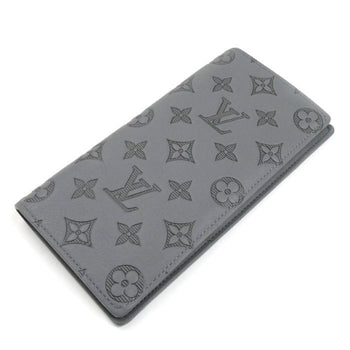 Louis Vuitton Louis Vuitton Portefeuille Brazza Long Wallet Monogram Shadow Gray M81335