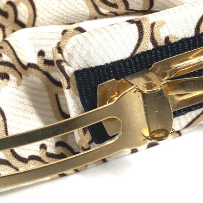 Fendi Ribbon Hair Hairpin Barrette Silk
