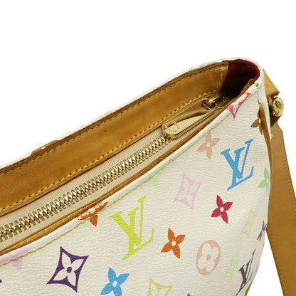 Louis Vuitton Monogram Multicolore Lodge Gm Shoulder Bag In Bron White