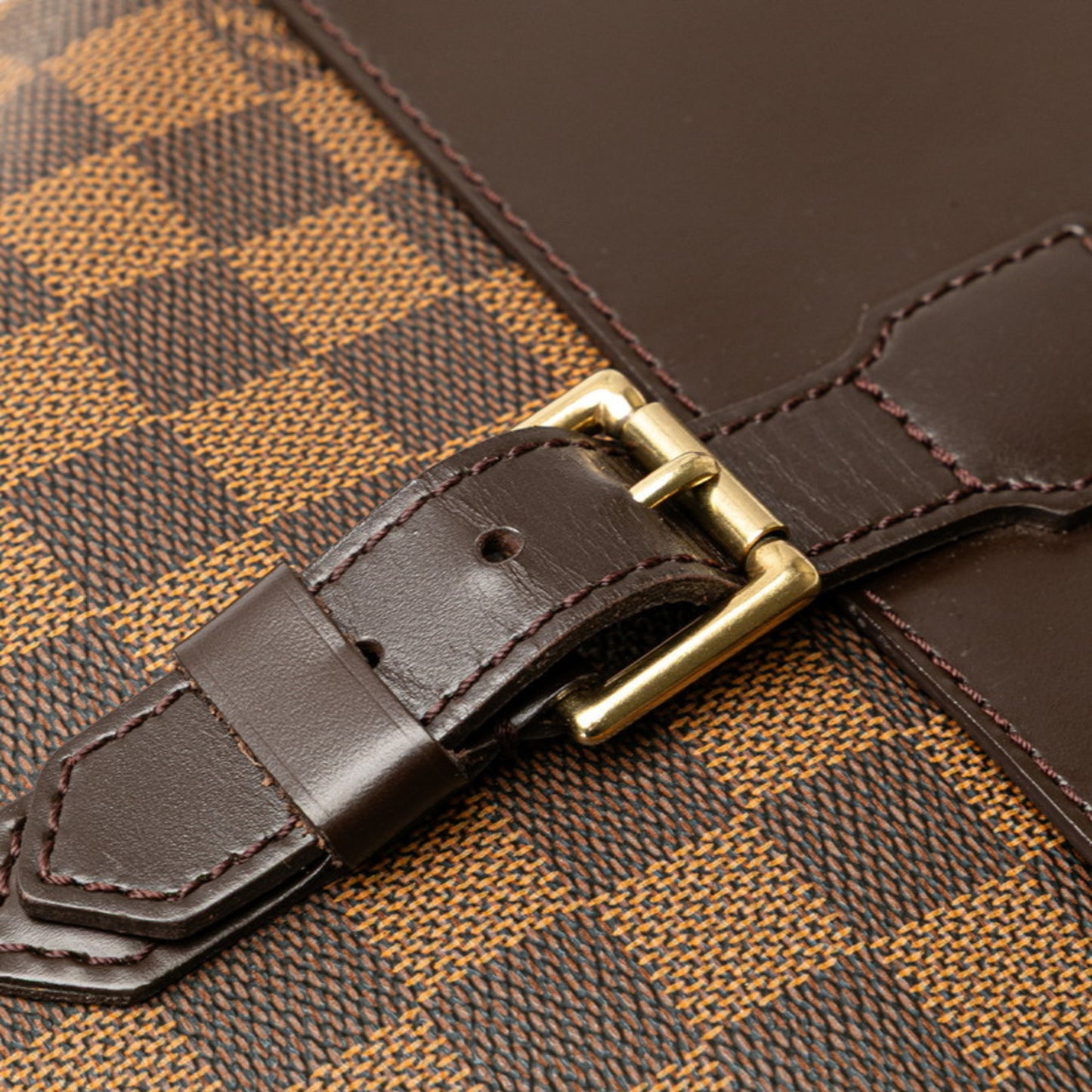 Louis Vuitton Damier Soho Backpack M51132 Brown Leather