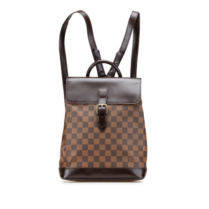 Louis Vuitton Damier Soho Backpack M51132 Brown Leather