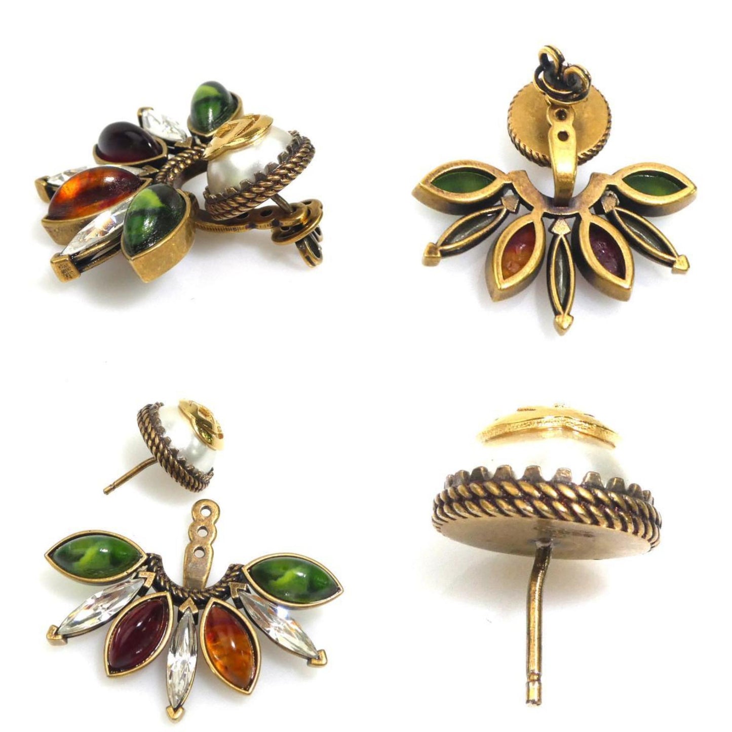 Gucci Gucci Single Earrings In Multicolored Metal For Men And Women