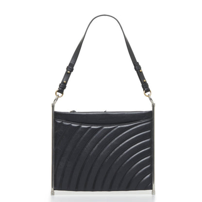 Chlo Chloe Roy Handbag Shoulder Bag Black Leather