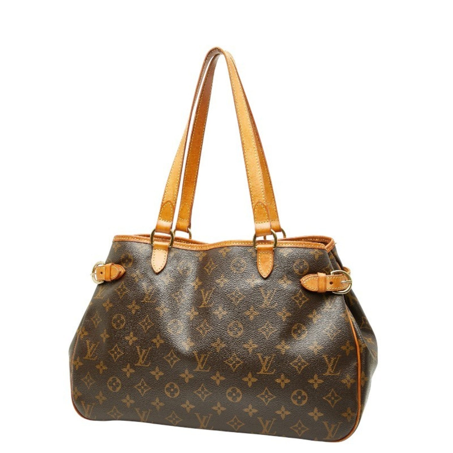Louis Vuitton Monogram Batignolles Horizontal Shoulder Bag Tote M51154 Brown Leather