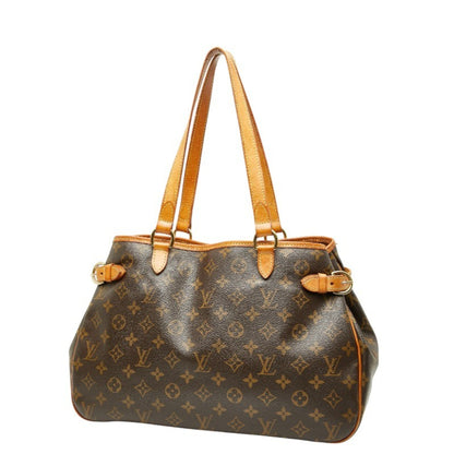 Louis Vuitton Monogram Batignolles Horizontal Shoulder Bag Tote M51154 Brown Leather