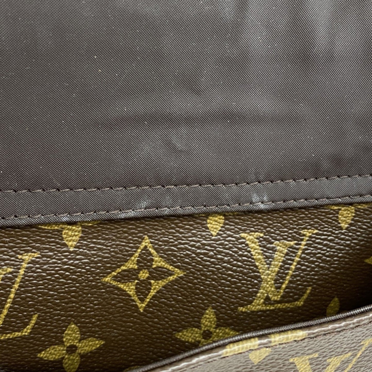 Louis Vuitton Monogram Sac Baxter Pm Pet Bag M42027 Brown