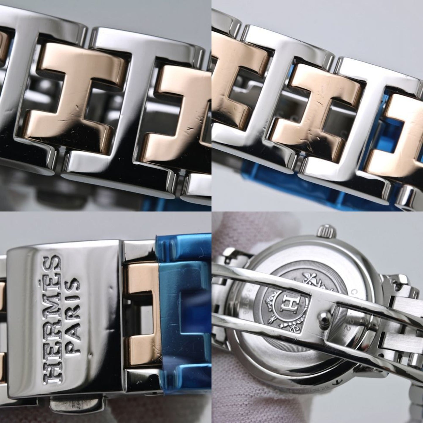 Hermes Clipper Nacre New Buckle Cl4.221.212 3824