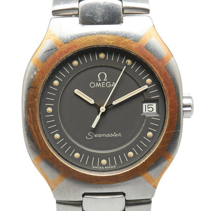Omega Seamaster Polaris Watch Quartz Grey Dial