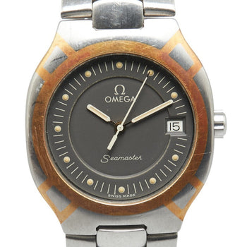 Omega Seamaster Polaris Watch Quartz Grey Dial