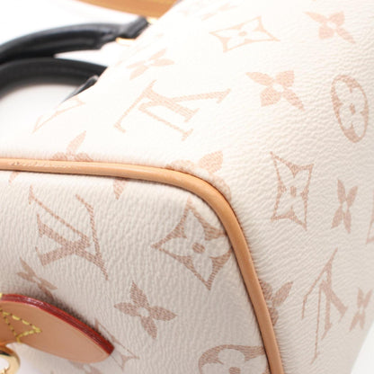 Louis Vuitton Speedy Bandouliere 20 Handbag Coated Canvas Leather