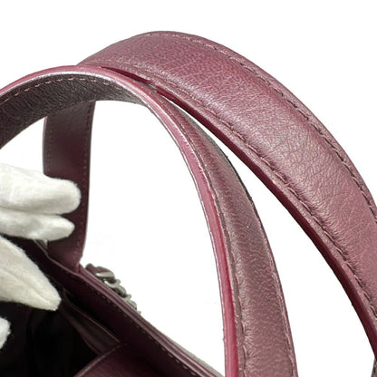 Chanel Chanel Shoulder Bag Matelasse Wine Red Tote Handbag Chain