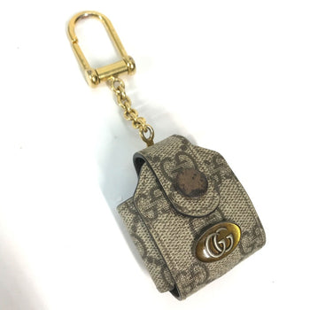 Gucci 596720 Gg Supreme Airpods Case Apple Earphone Canvas